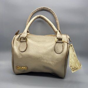 The Gaspy Collection Light Gold Mini Boston Bag